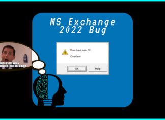 MS Exchange 2022 Bug